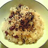 簡単！電子レンジでお赤飯！大豆の浸水いらず！